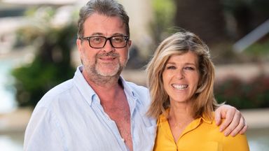 I'm a Celebrity... Get Me Out of Here! TV Show, Kate Garraway at the Versace Hotel, Series 19, Australia - 08 Dec 2019 - with husband Derek Draper. Pic: James Gourley/ITV/Shutterstock  